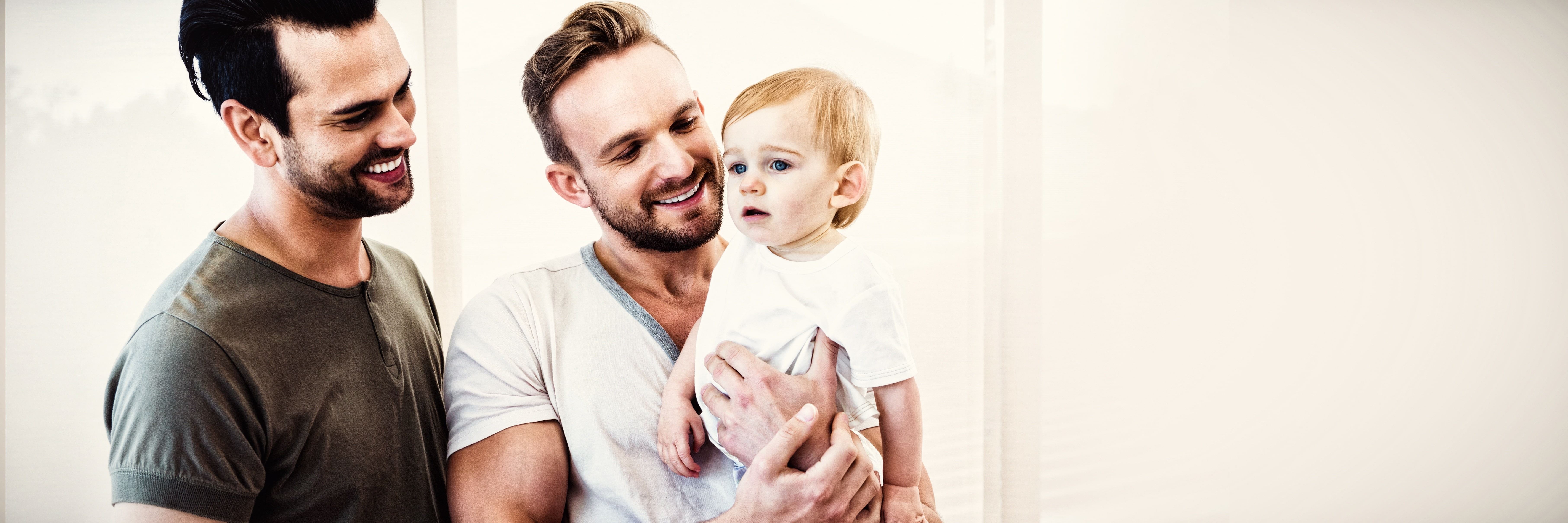 Same-Sex Couple Adopting a Baby